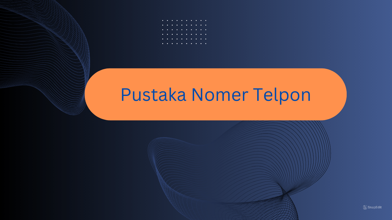 Pustaka Nomer Telpon