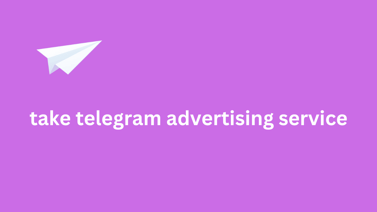 take telegram advertising service